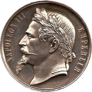PIECE MONNAIE FACTICE Medaille Feve Metal Napoleon Iii EUR 3,99